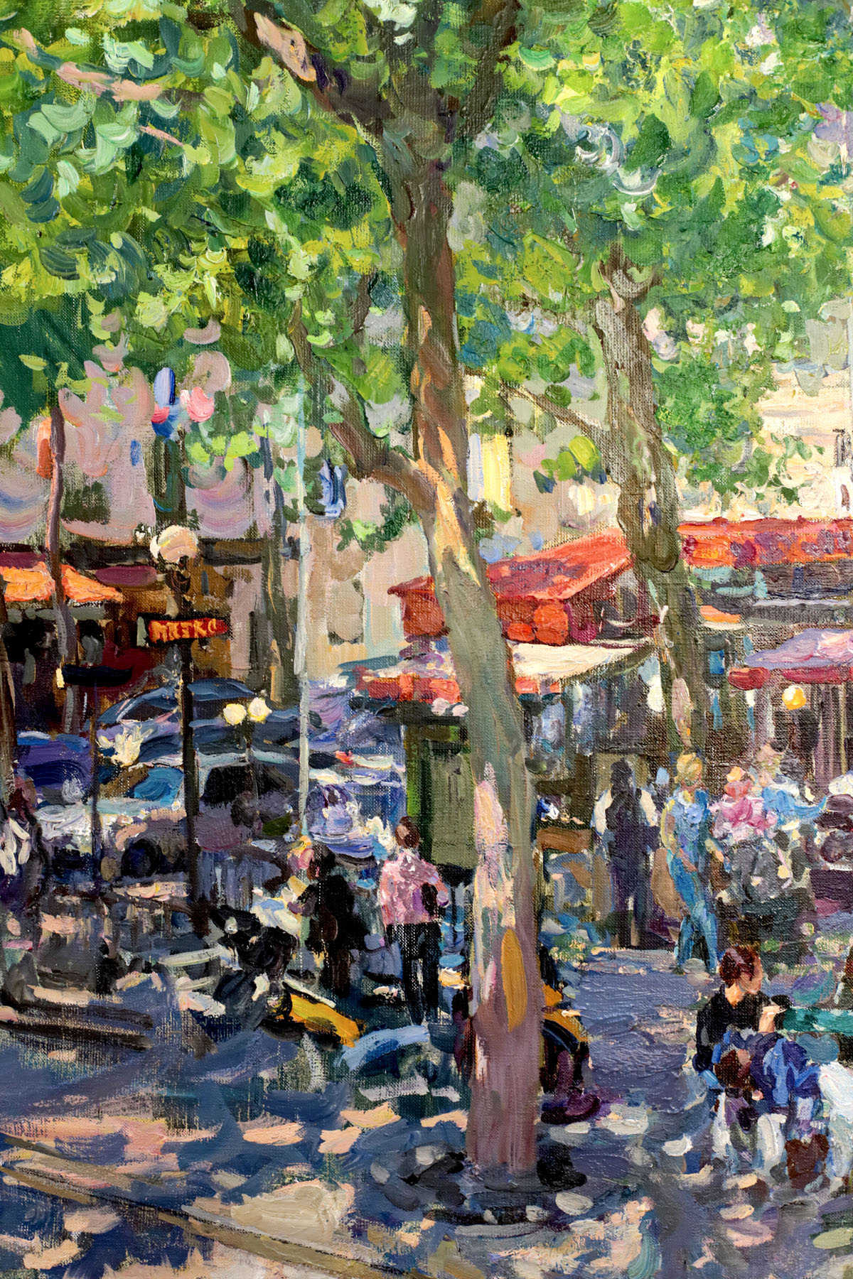 Картина «В Париже», художник Юрий Кротов
