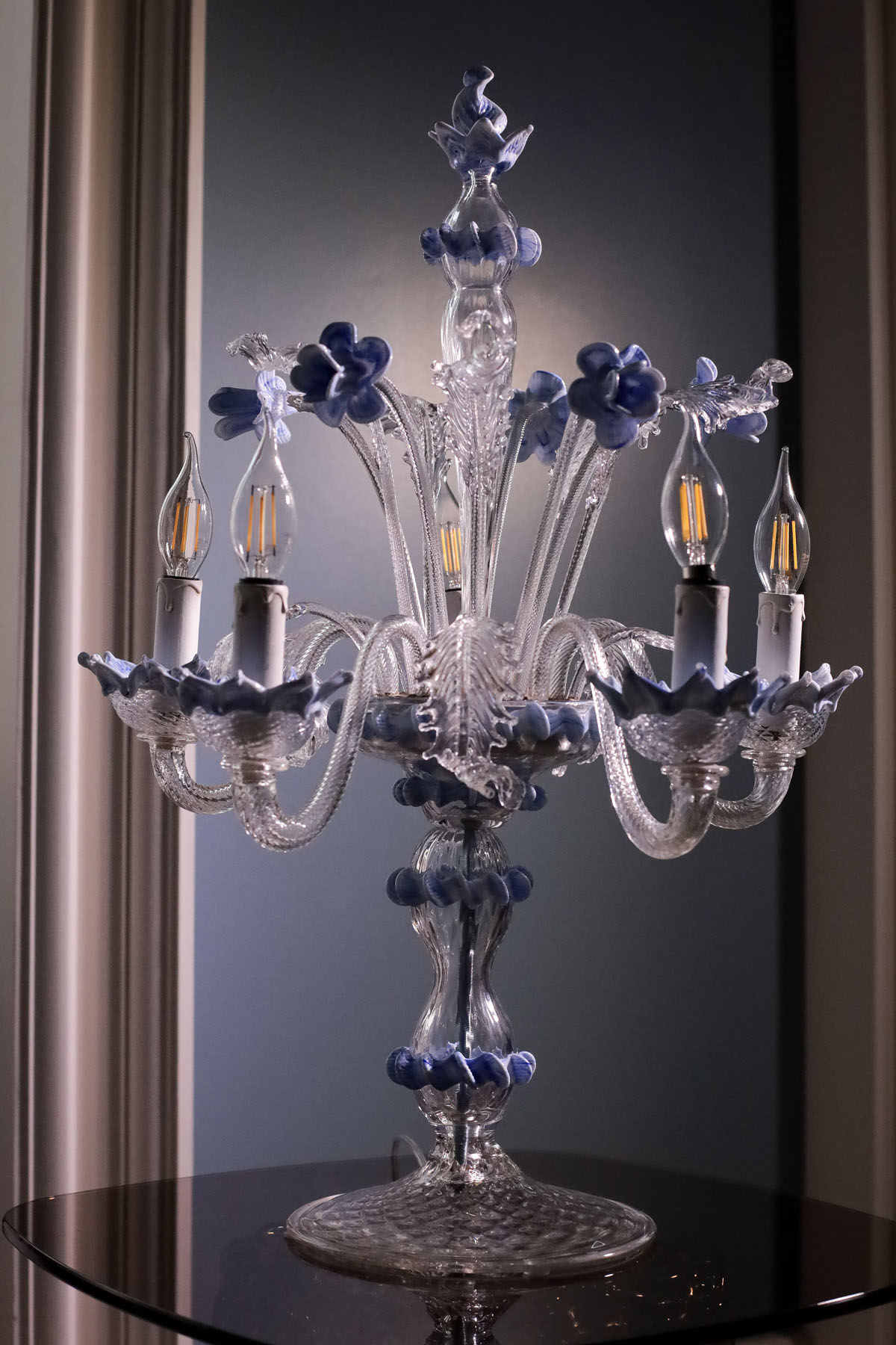 Жирандоли парные, муранское стекло, Венеция, ок.1950