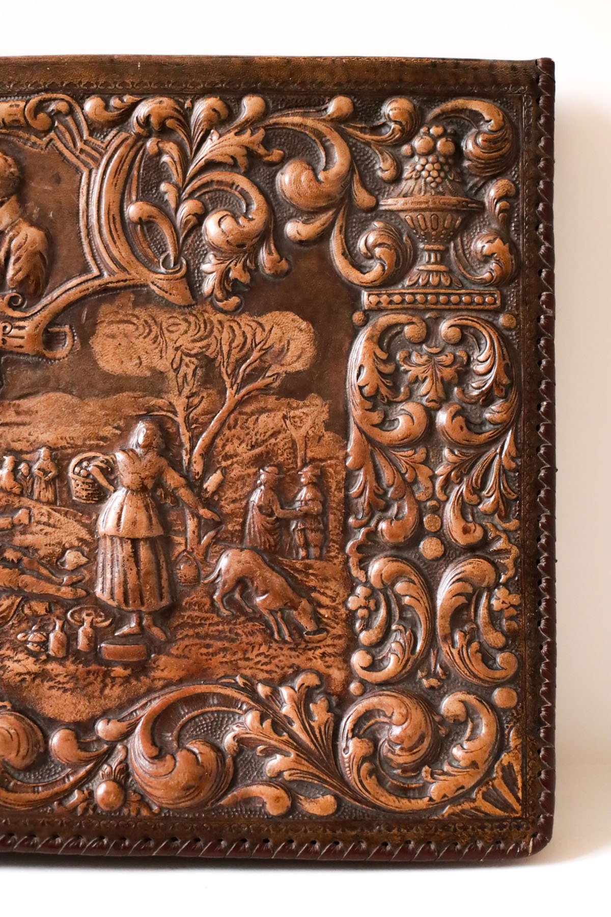 Папка для письменного стола, кожа, Испания, первая половина XX века.