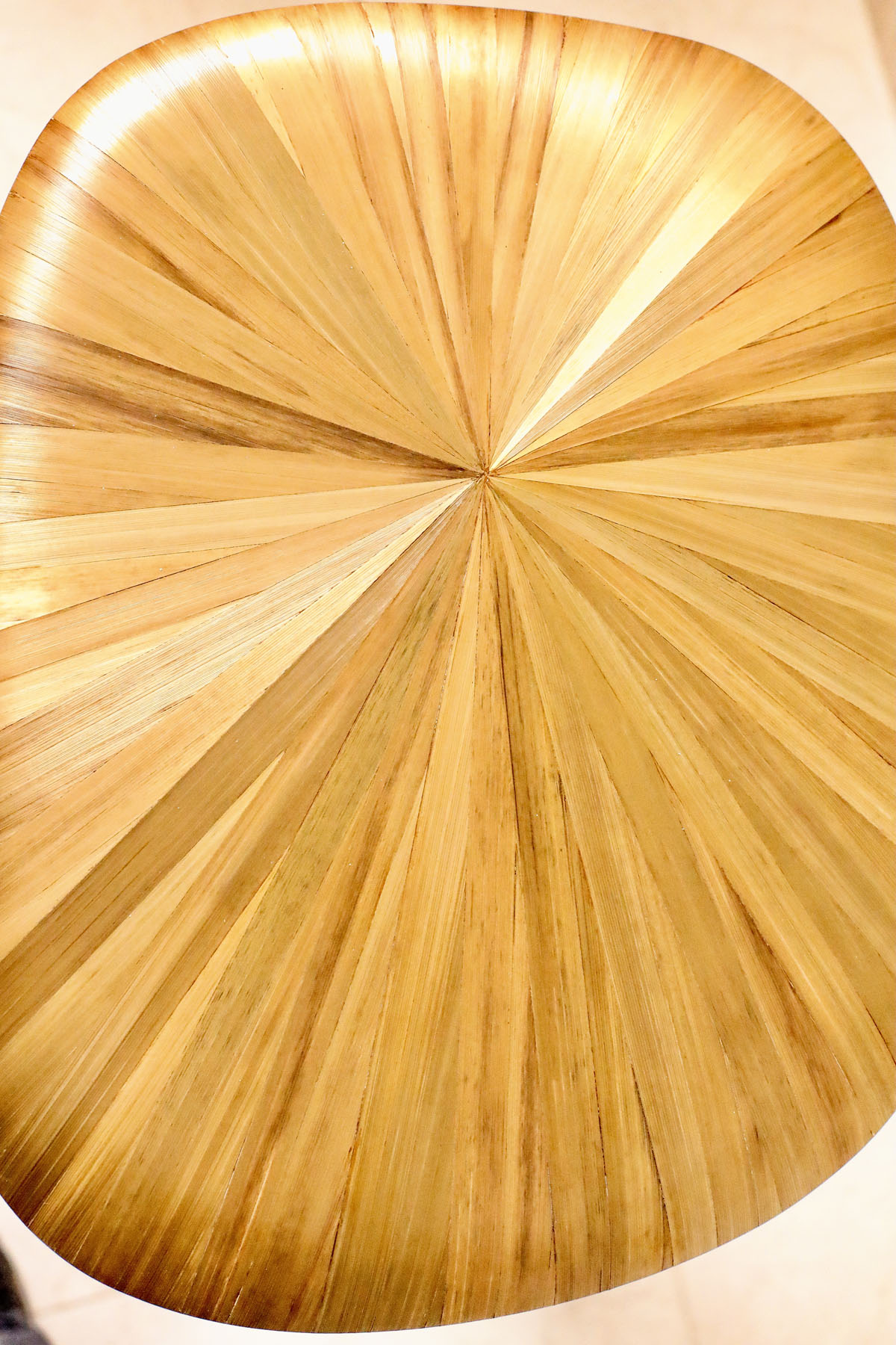 Приставной столик S, мозаика, латунь, стекловолокно, Ginger Brown