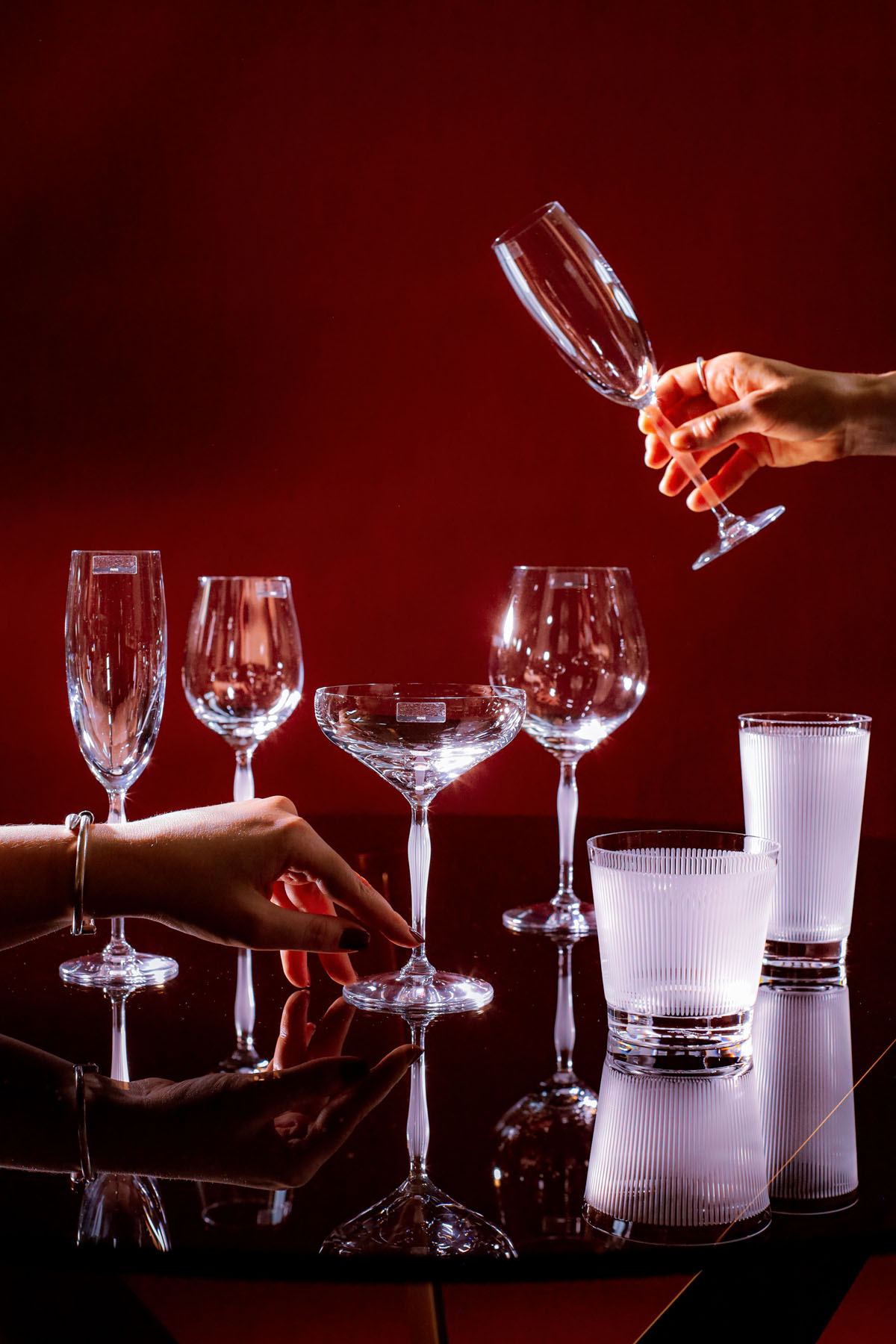 Бокал для шампанского "Шале", хрусталь, 100 points, Lalique