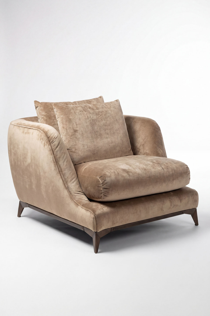 Кресло Brando, бежевое, Black Tie, Италия