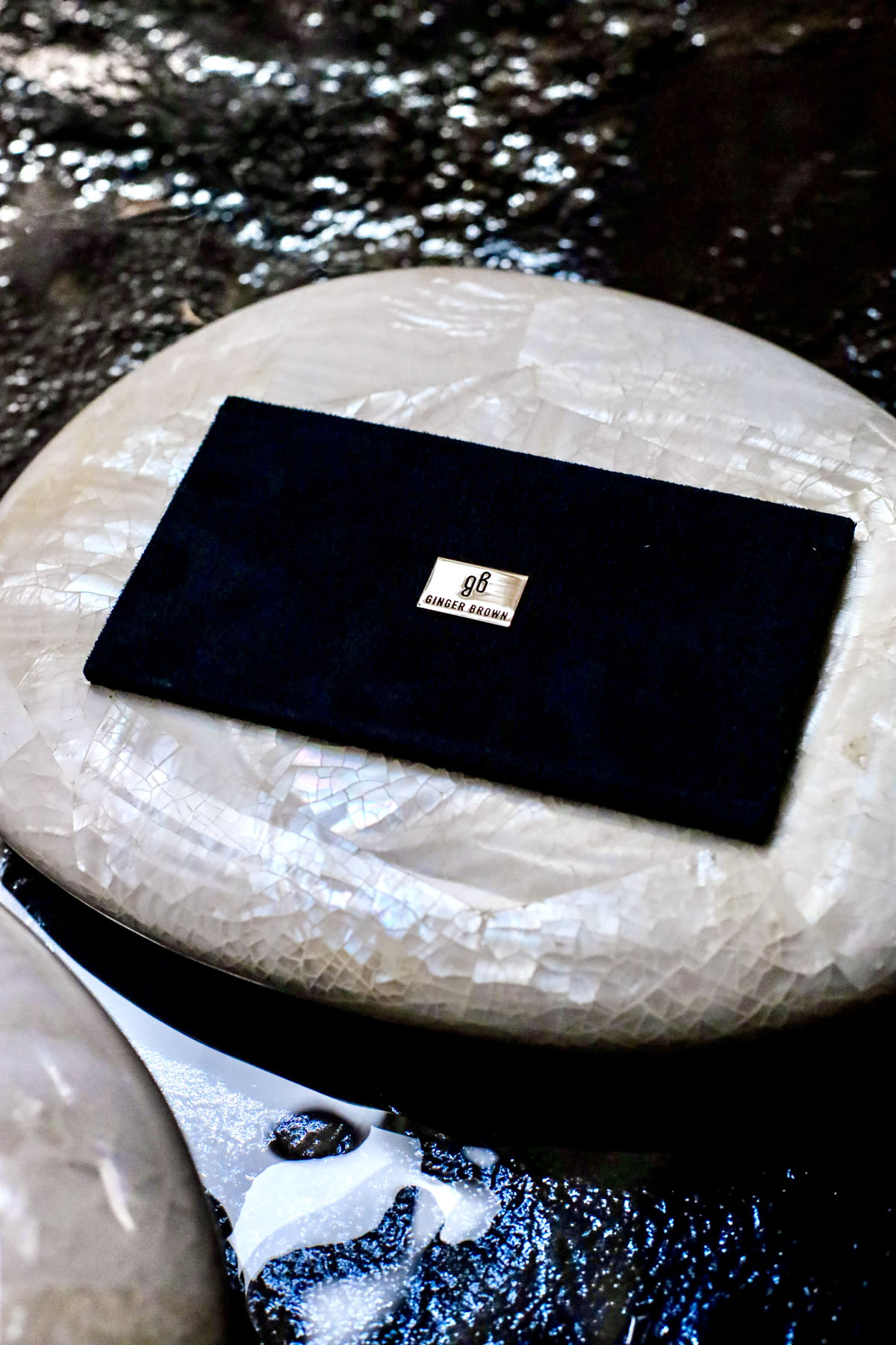 Шкатулка для мелочей из перламутра, BX MORPHEUS, Ginger Brown