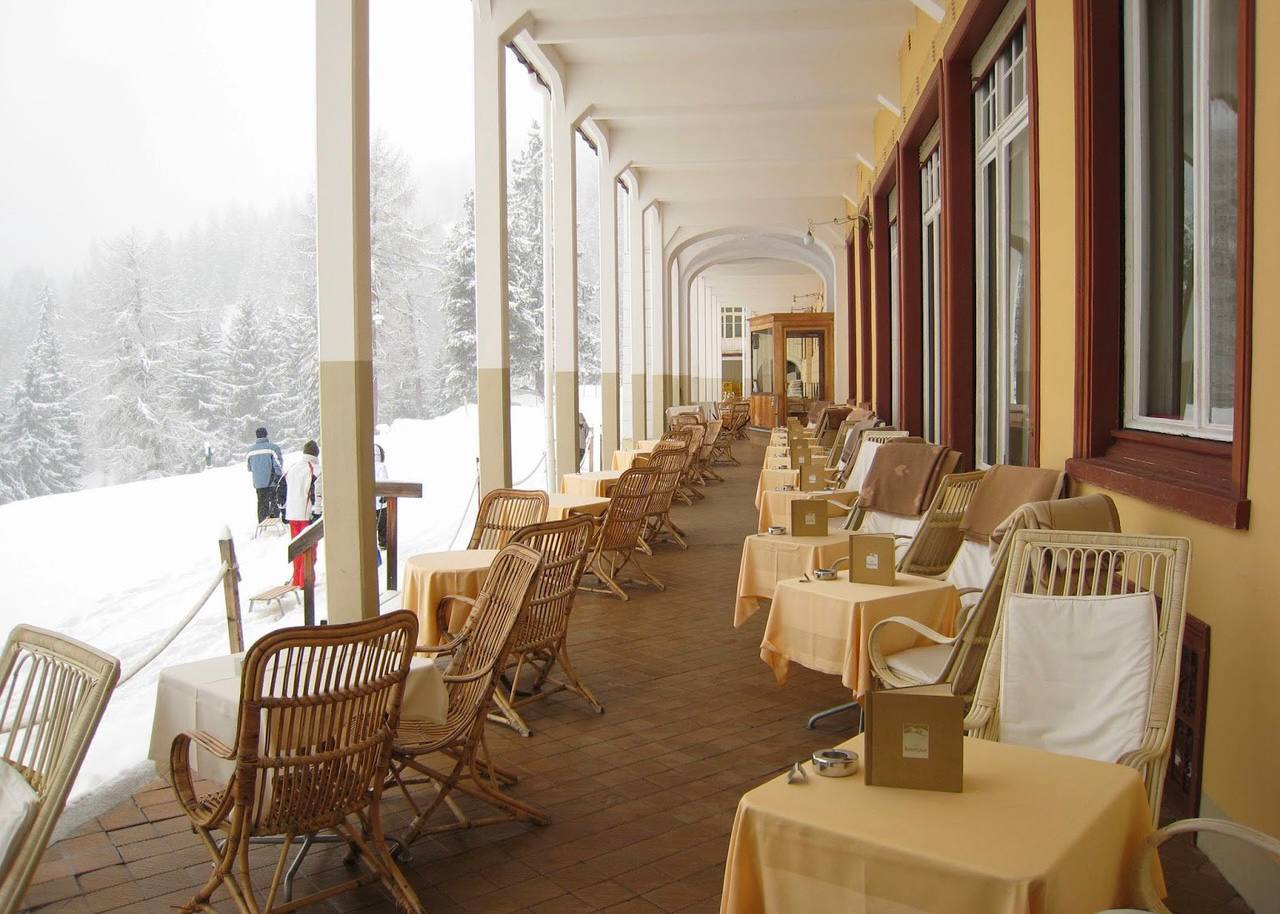 По отелям: Schatzalp в Давосе