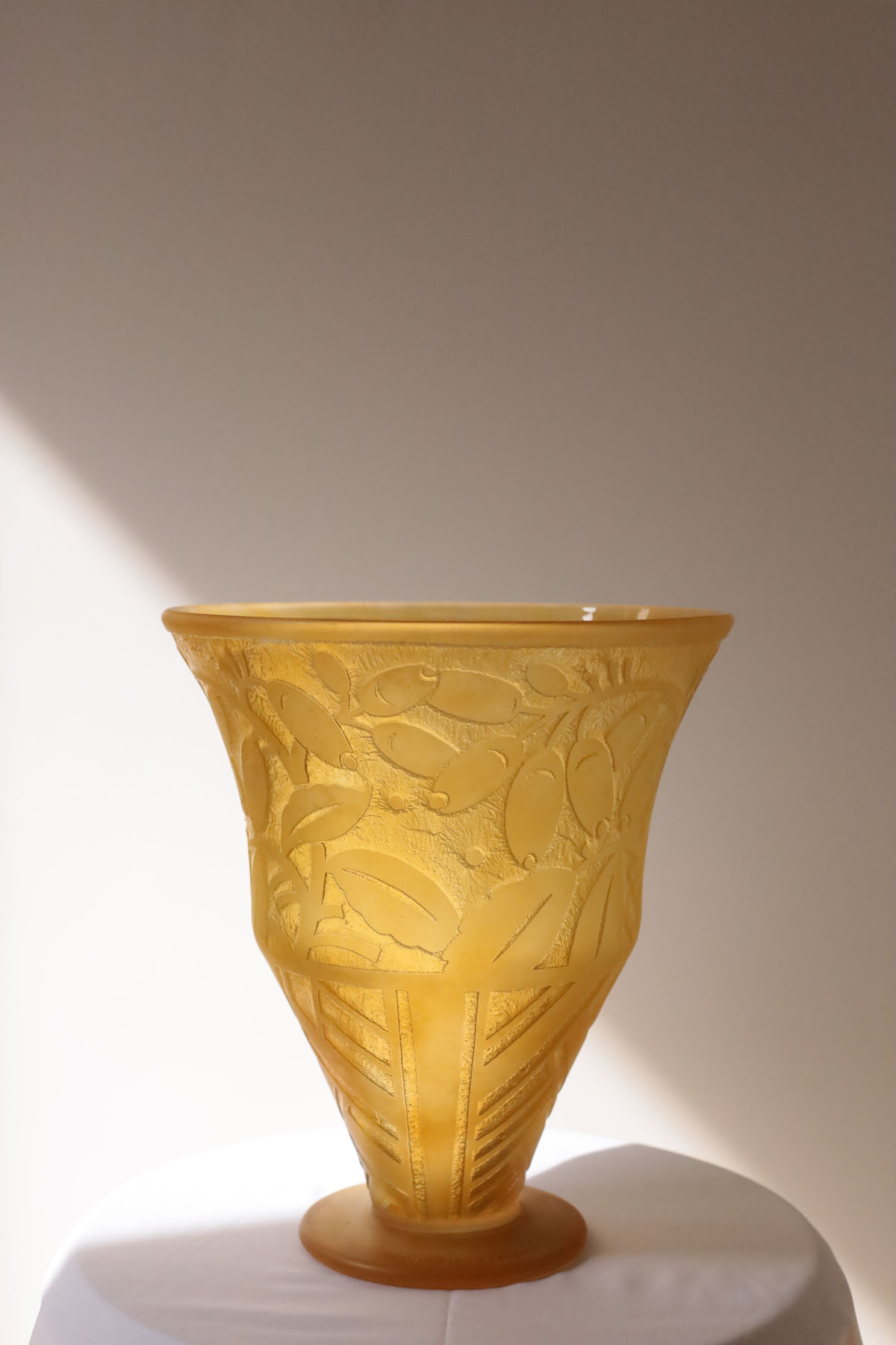 Ваза антикварная, Daum Nancy, ар-деко, ок. 1920-1925 гг.