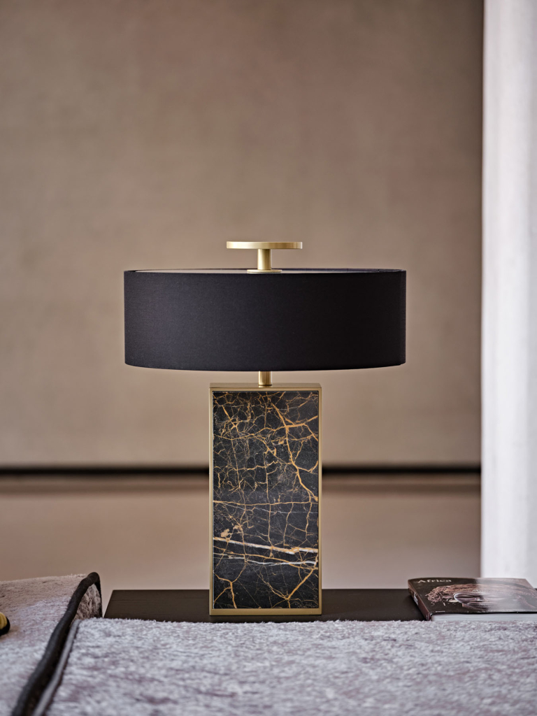 Лампа настольная Thelma Counture, мрамор Laurent, Black Tie, Италия