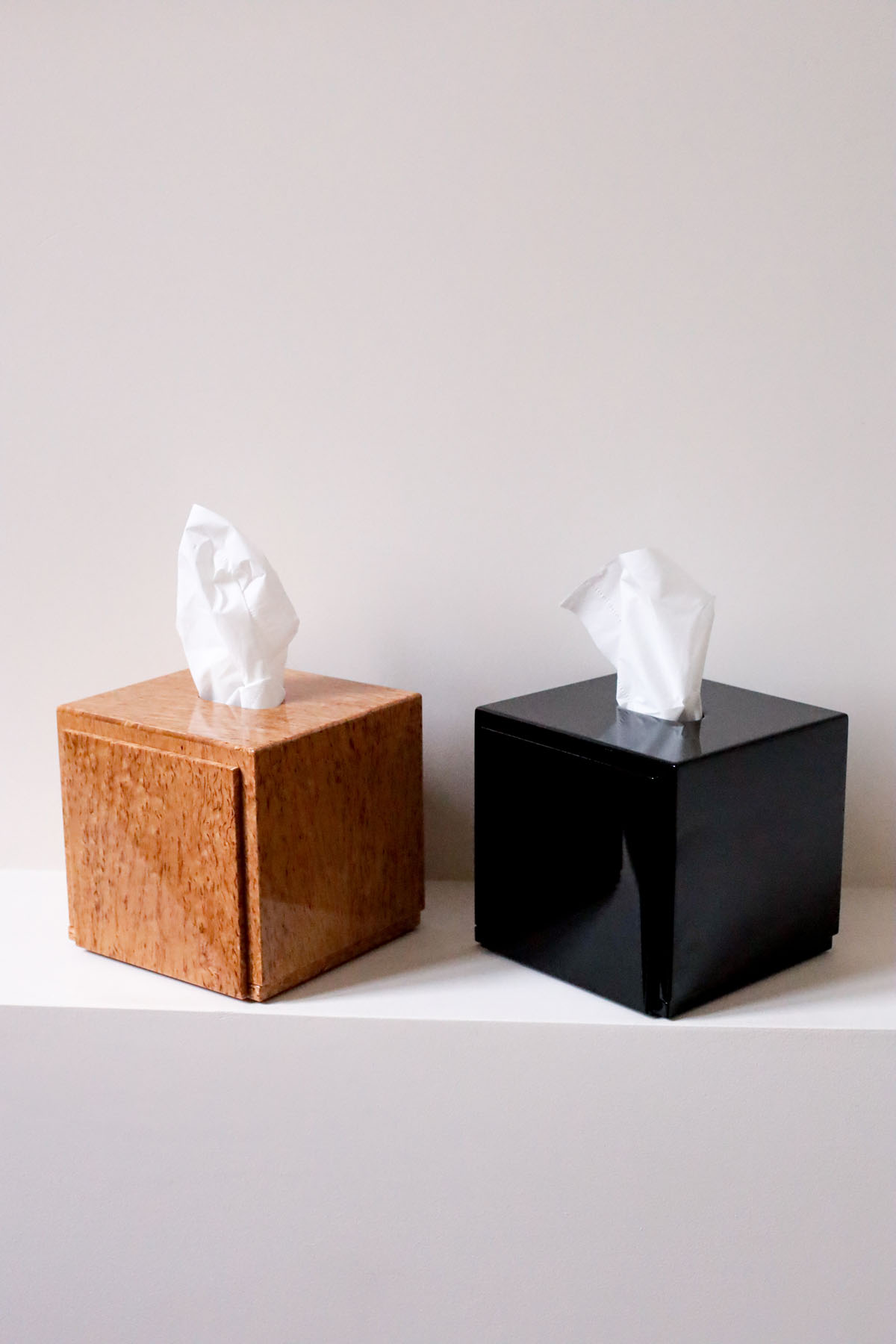 Шкатулка для салфеток, карельская береза, “Частная резиденция”