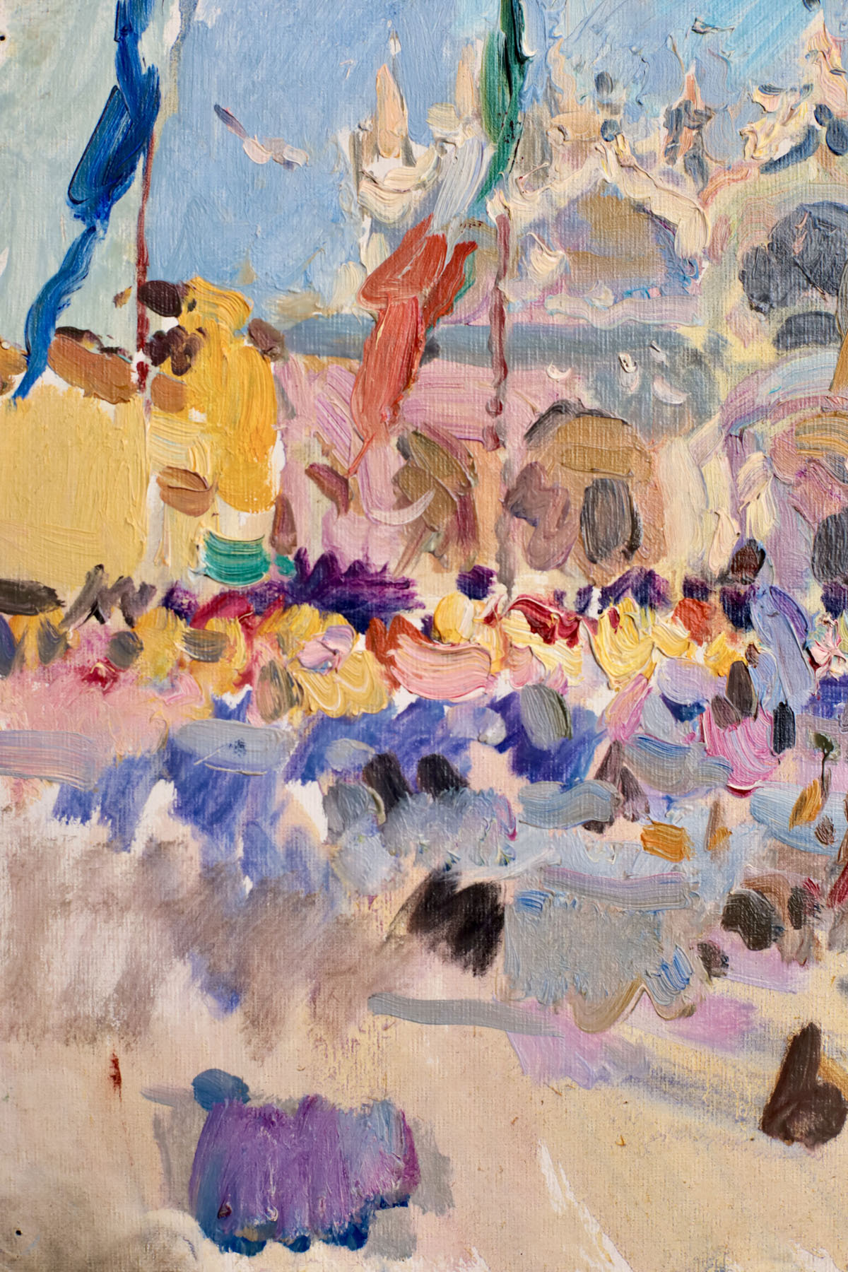 Этюд «Сан-Марко. Венеция», художник Юрий Кротов, 2015 год.