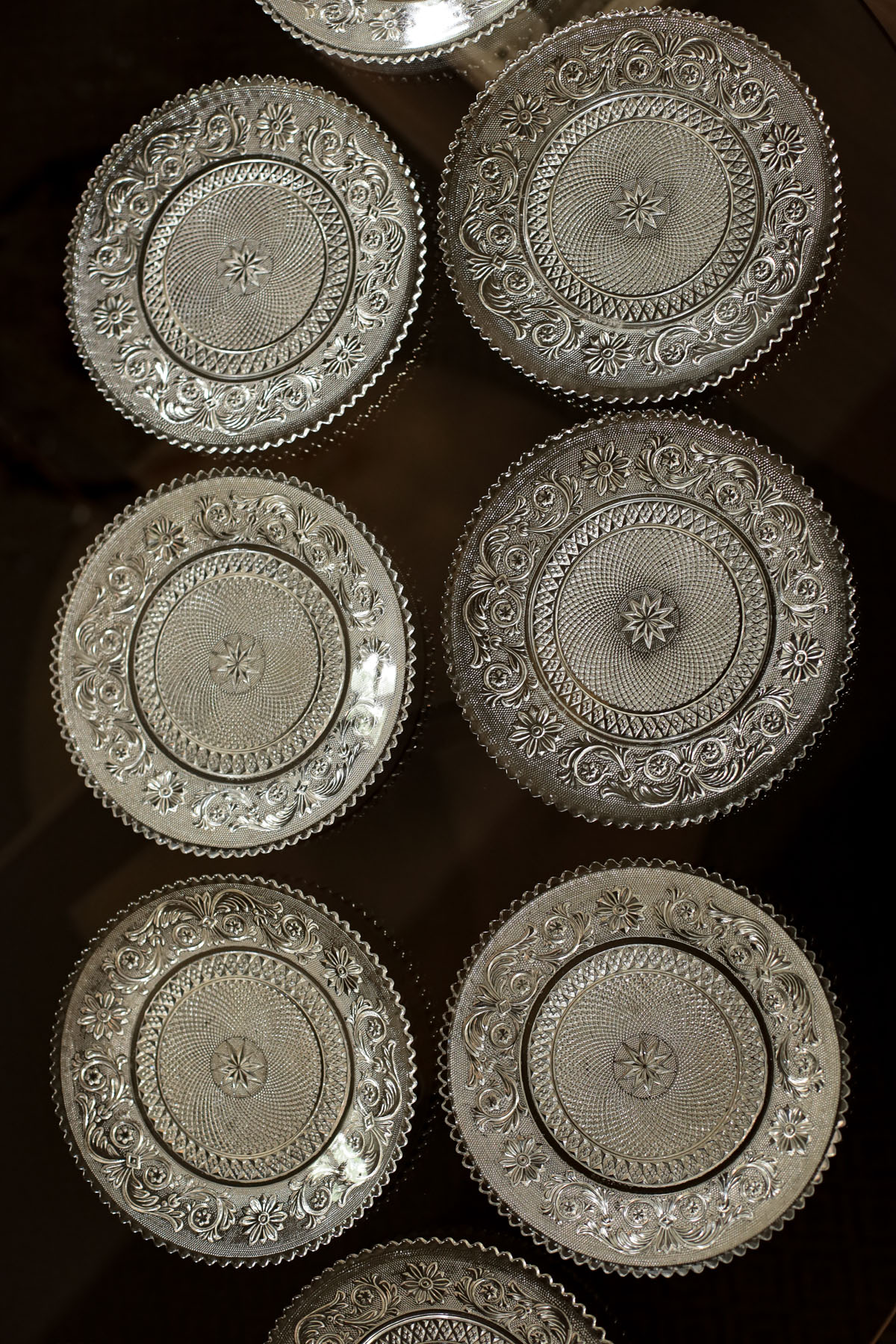 Тарелки "Baccarat", хрусталь, Франция, начало XX века