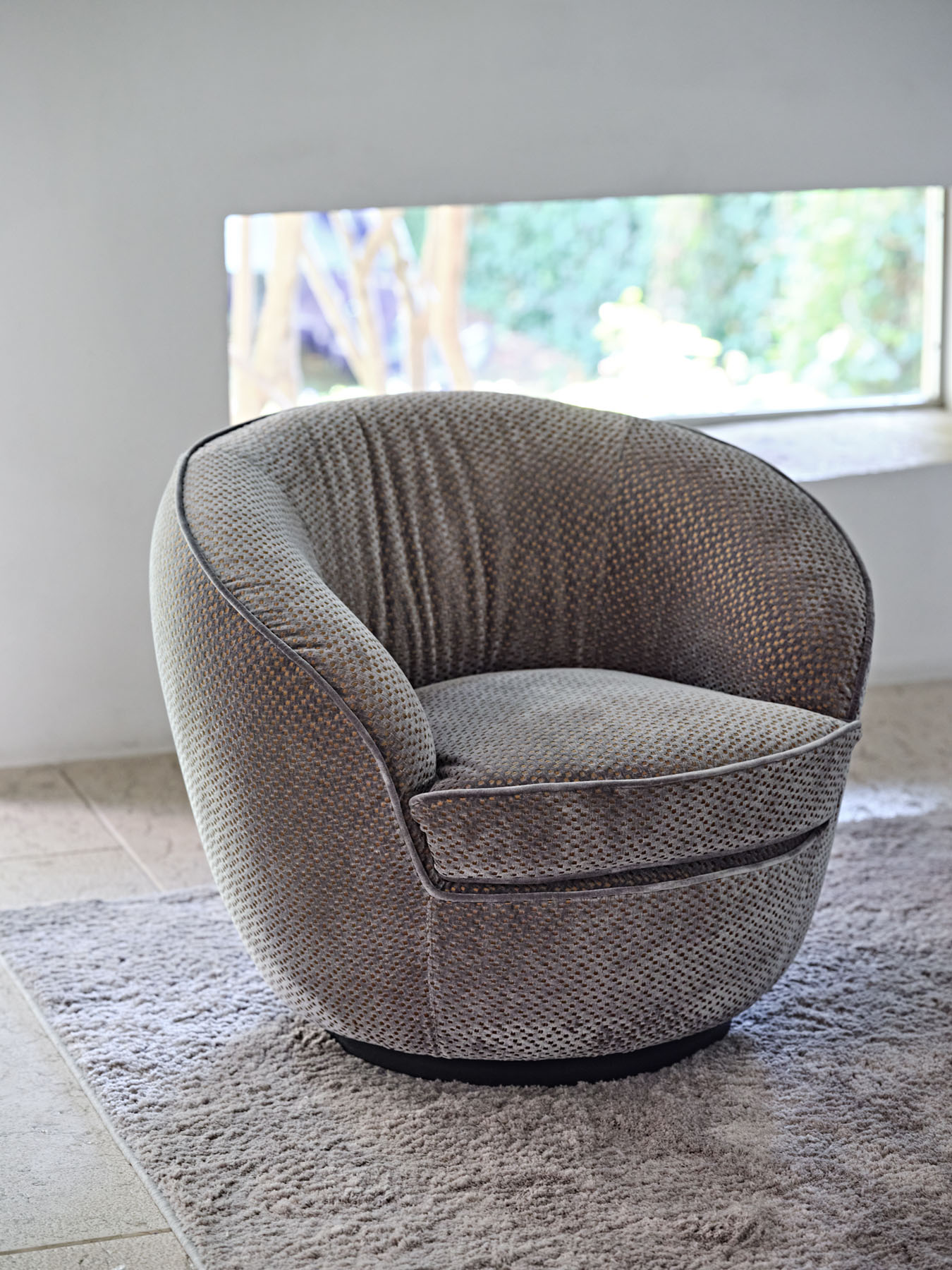 Кресло Giulia Swivel, Black Tie, Италия