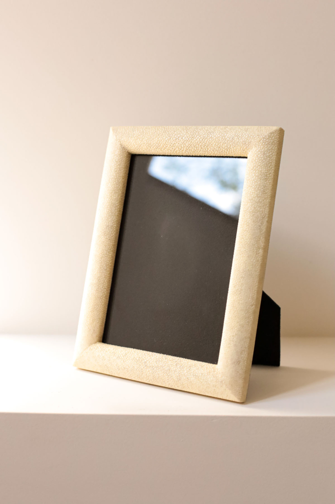 Фоторамка мал., кожа ската, Ginger Brown