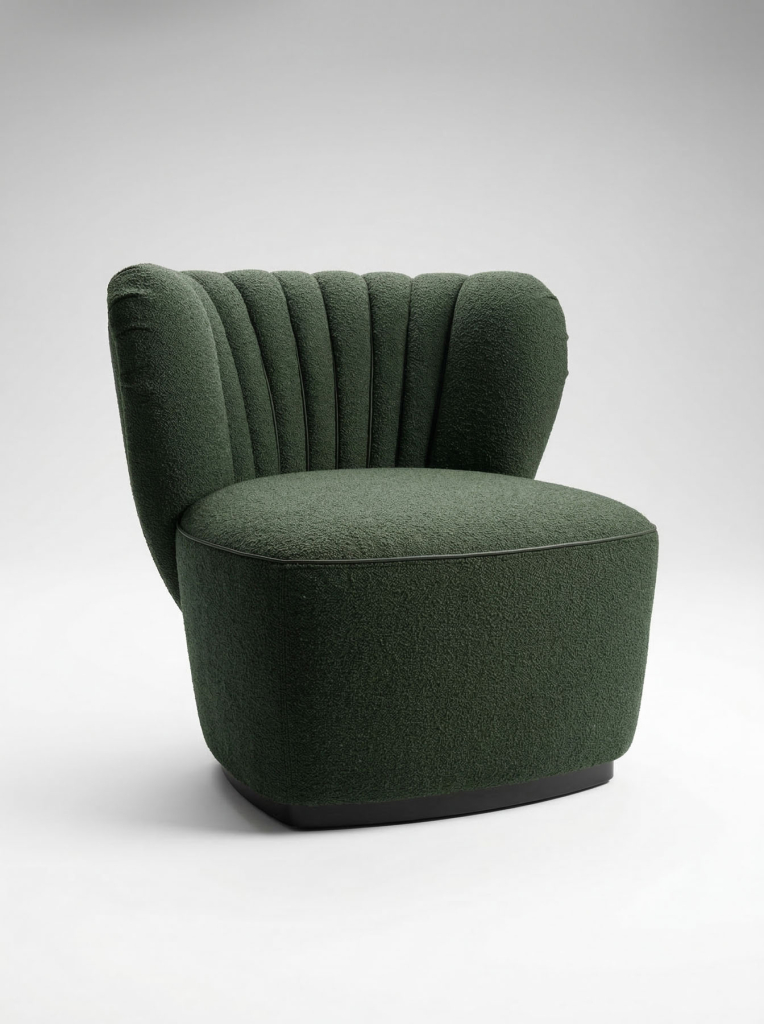 Кресло Amelia, темно-зеленое, Black Tie, Италия