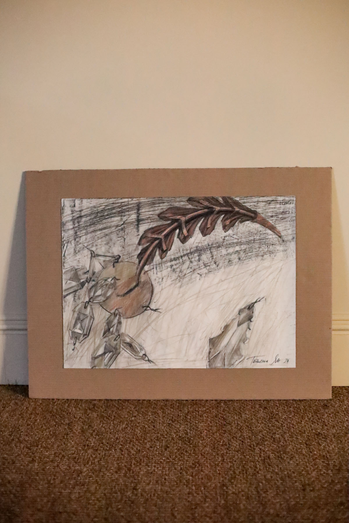 Диптих первая часть «Утраченный свет-II», Татьяна Ян, 2024 год