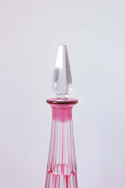 Графин антикварный "Рубин №4", Saint-Louis, хрусталь, XIX век