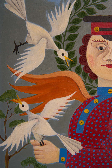 Картина “Ангел с козой”, Александр Туманов, 2005 год
