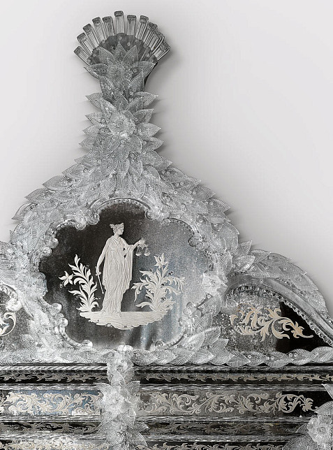 Зеркало Iustitia, Arte Veneziana
