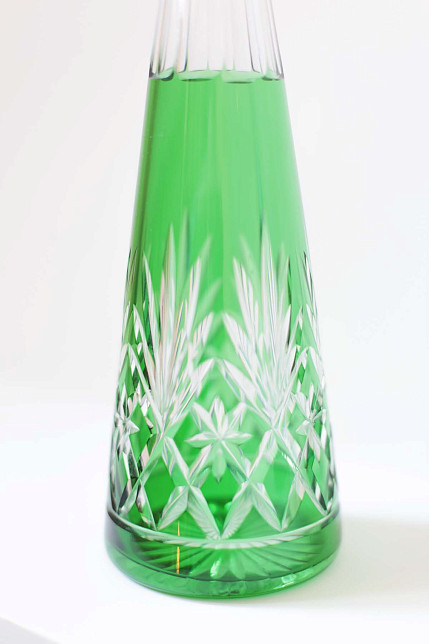 Графин антикварный "Изумруд №1", Saint-Louis, хрусталь, XIX век