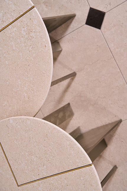 Столик кофейный Arche, диаметр 45 см, Paolo Castelli