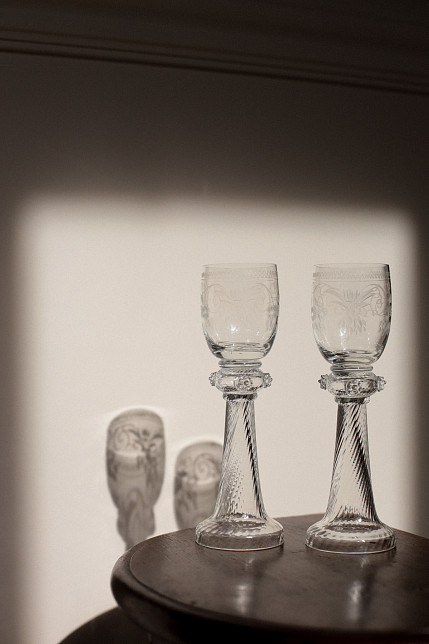 Высокие ремеры для вина. Германия, первая половина XX века, мануфактура Theresienthal