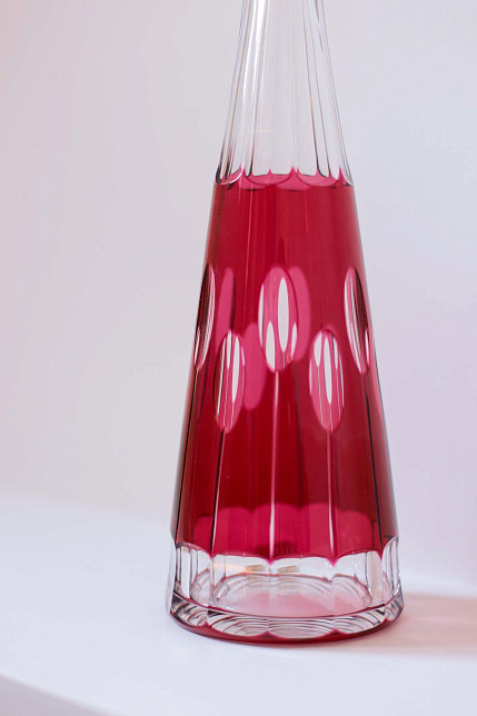 Графин антикварный "Рубин №3", Saint-Louis, хрусталь, XIX век