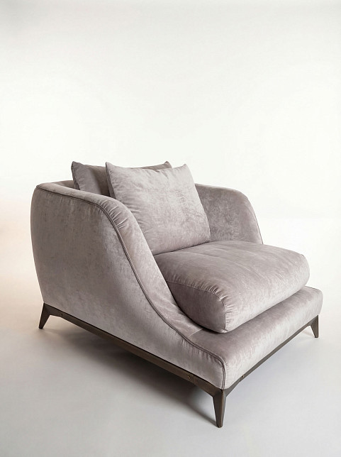 Кресло Brando, Серебристое, Black Tie, Италия