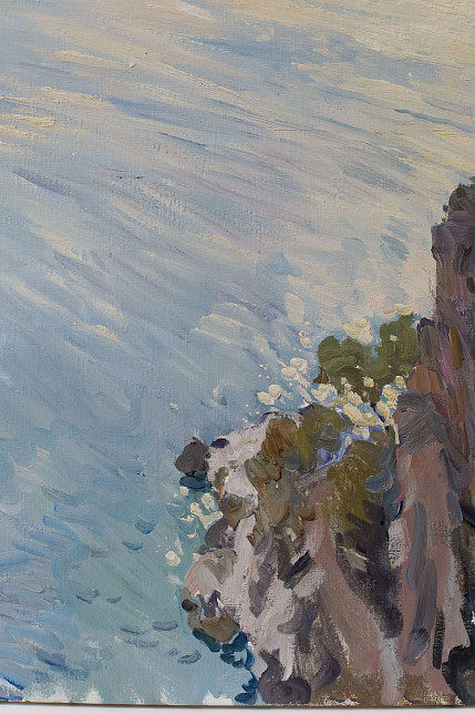 Картина «Серебристый день. Cap-Ferrat», художник Юрий Кротов, 2008 год.