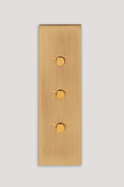 Кнопочный выключатель Pure, бронза, Remy Garnier