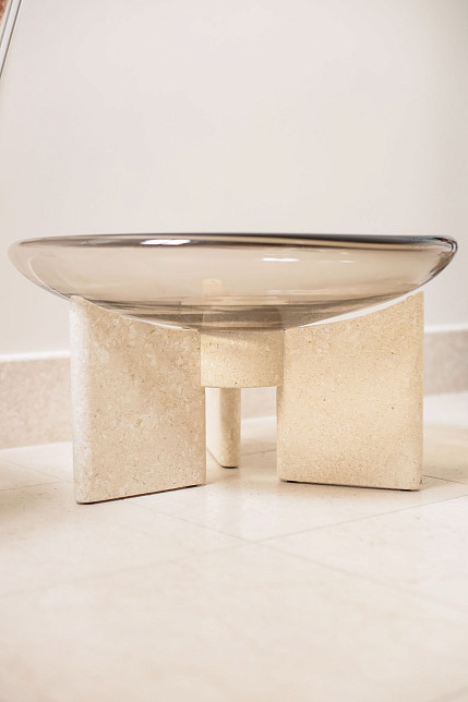 Столик кофейный Lens, диаметр 60 см, Paolo Castelli