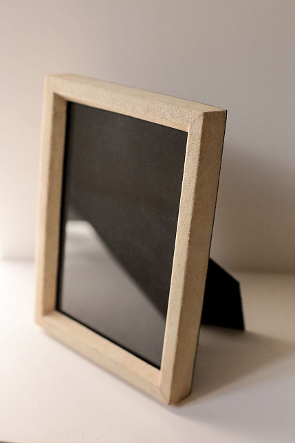 Фоторамка  сред., кожа ската, Ginger Brown