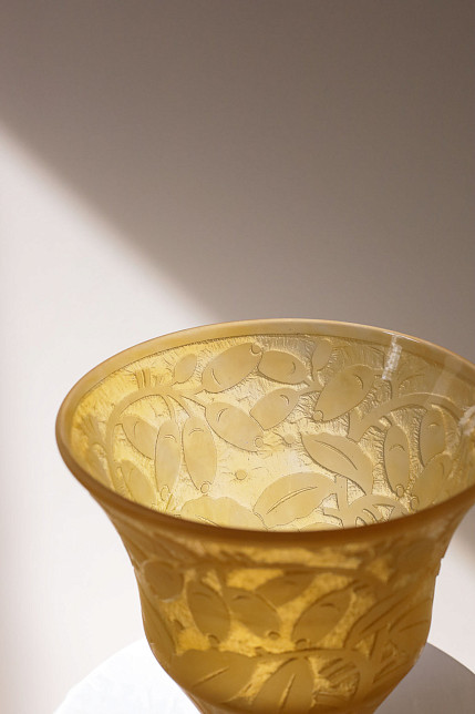 Ваза антикварная, Daum Nancy, ар-деко, ок. 1920-1925 гг.