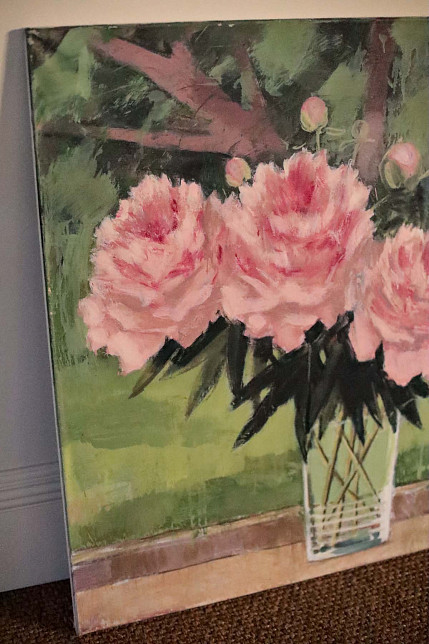 Картина «Пионы в саду», Татьяна Ян, 2013 год.