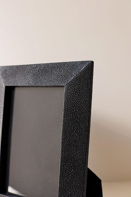 Фоторамка сред., кожа ската, черная, Ginger Brown