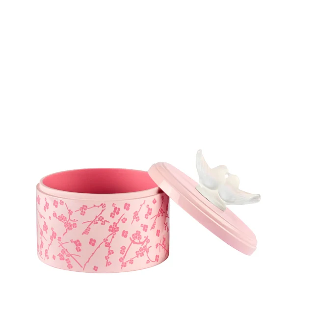 Шкатулка Fleurs de Cerisie (11,85x12,65), Lalique