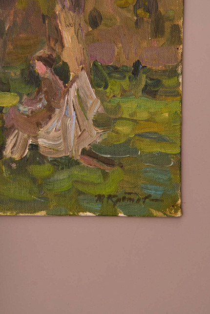 Этюд «В кафе», художник Юрий Кротов, 2006 год.