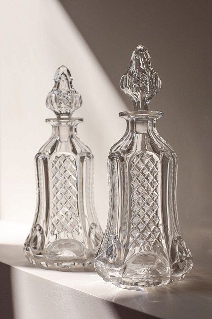 Графины парные,  хрусталь, Франция, XIX век