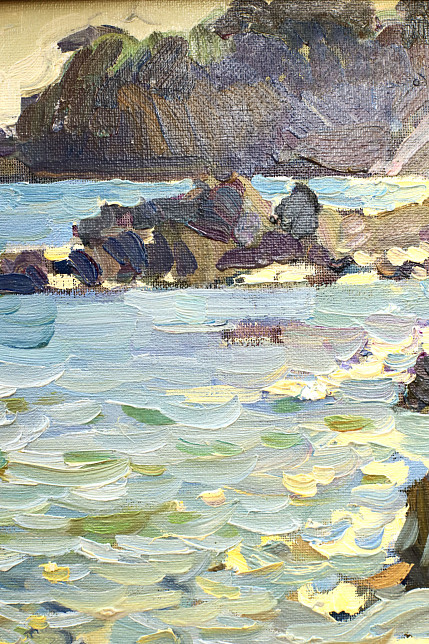 Картина «Залив», художник Юрий Кротов