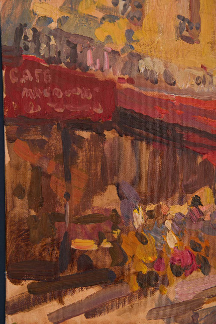 Этюд «Париж, сентябрь», художник Юрий Кротов, 2015 год.