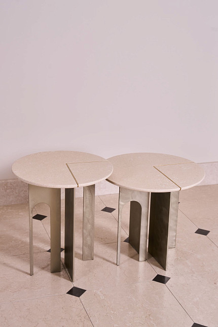 Столик кофейный Arche, диаметр 50 см, Paolo Castelli