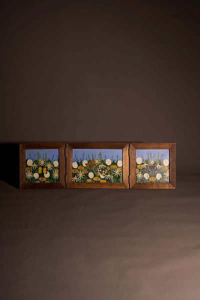 Триптих “Цветы”, Александр Туманов, 1990 год