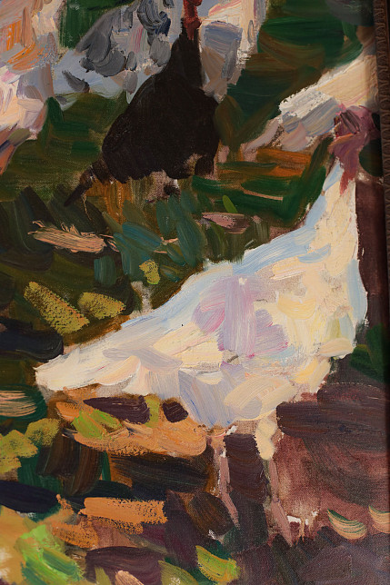 Картина «Индюки», художник Юрий Кротов, 2008 год.