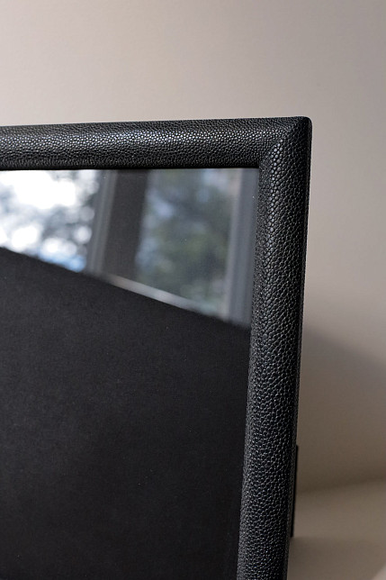 Фоторамка бол., кожа ската, черная, Ginger Brown