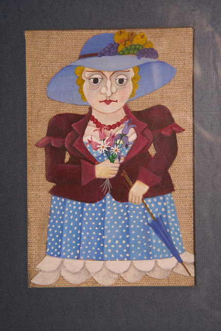Коллаж “Девица”, Александр Туманов, 2006 год