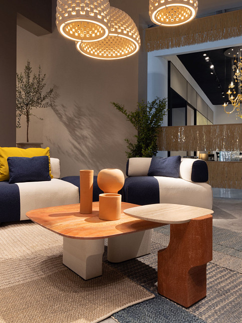 Столик кофейный Kenya Outdoor, высота 45 см, Paolo Castelli