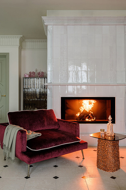 Кресло Island, оттенок бурунди, Black Tie, Италия