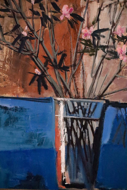 Картина «Хурма на синем, Татьяна Ян, 2003 год.