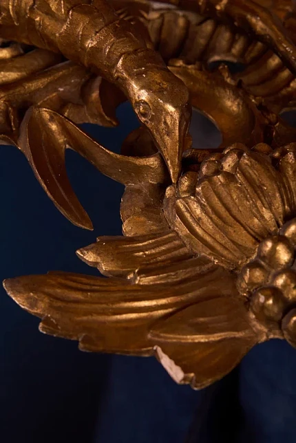 Консоли настенные "Птицы",  дерево, сусальное золото, Франция, ок. 1850-1870 г.г.