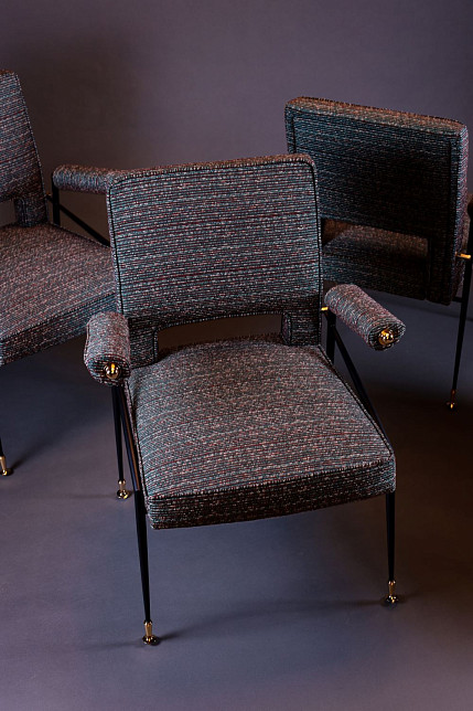 Cтулья с подлокотниками Diego (4шт), Maison Leleu