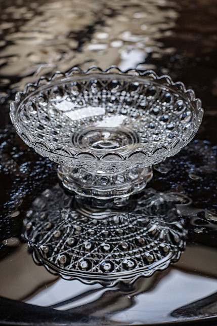 Фруктовница, Baccarat, хрусталь, Франция, начало XX века