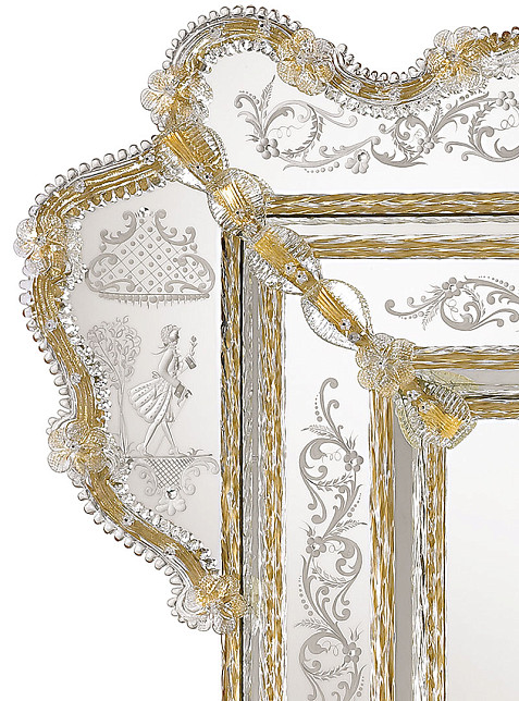 Зеркало Orsolina, Arte Veneziana