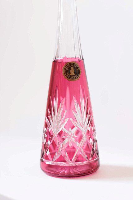 Графин антикварный "Рубин №1", Saint-Louis, хрусталь, XIX век